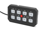 Rough Country - Bluetooth - 8 Gang Switch Panel - RGB Backlit Buttons - Multifunction Modes - 70975
