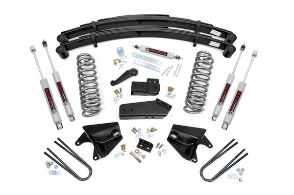 Rough Country - 4 Inch Lift Kit - Rear Springs - Ford Bronco 4WD (1980-1996)