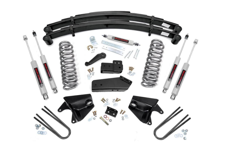 Rough Country - 4 Inch Lift Kit - Rear Springs - Ford Bronco 4WD (1980-1996)