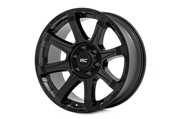Rough Country - Rough Country 81 Series Wheel/One-Piece/Semi Gloss Black/20x9/8x180/0mm