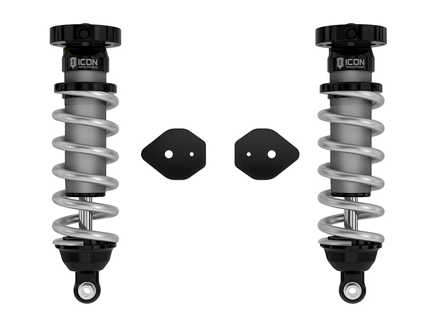 ICON 2025 Toyota 4Runner 4WD 1.25-3" Lift Front 2.5 Series Coilover Kit Internal Reservoir