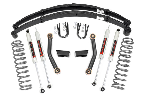 Rough Country - 3 Inch Lift Kit - Series II - RR Springs - M1 - Jeep Cherokee XJ (84-01)