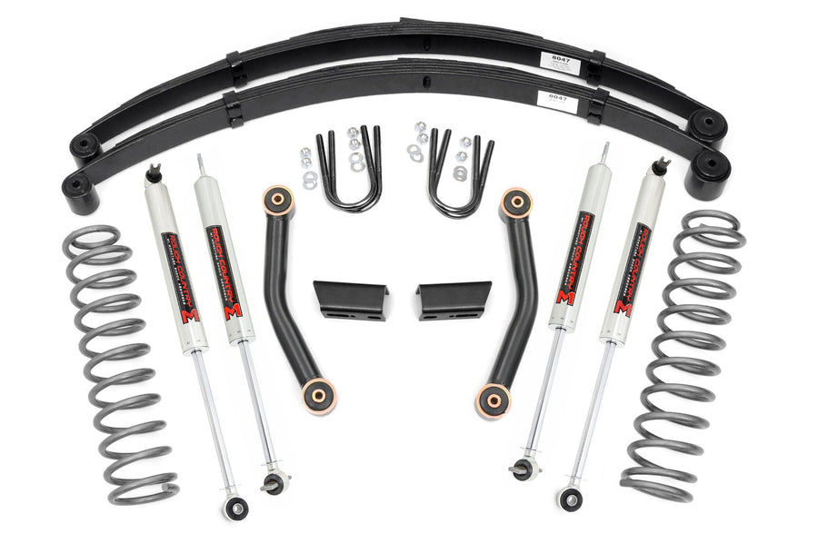 Rough Country - 3 Inch Lift Kit - Series II - RR Springs - M1 - Jeep Cherokee XJ (84-01)