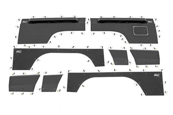 Rough Country - Full Body Armor - FR & RR Combo - Jeep Cherokee XJ 2WD/4WD (1997-2001)