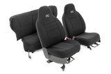 Rough Country - Seat Covers - Non Detach Headrest FR And Rear - Jeep Cherokee XJ (84-96)