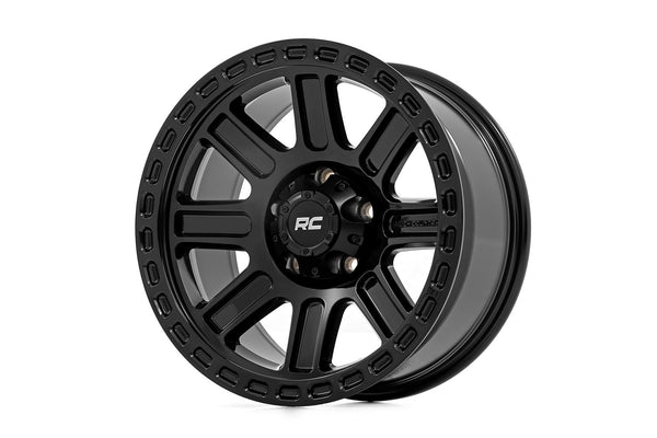Rough Country - Rough Country 84 Series Wheel/Gloss Black/17x8.5/6x5.5/+0mm