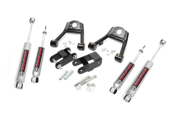 Rough Country - 1.5-2 Inch Lift Kit - Nissan D21 Hardbody Truck (86-94)/Truck (95-97)