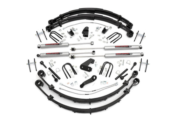 Rough Country - 6 Inch Lift Kit - Power Steer - Jeep Wrangler YJ 4WD (1987-1995)