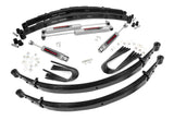 Rough Country - 2 Inch Lift - 52 Inch Rear Springs - Chevy/GMC 3/4-Ton Suburban/C25/K25 Truck (77-87)