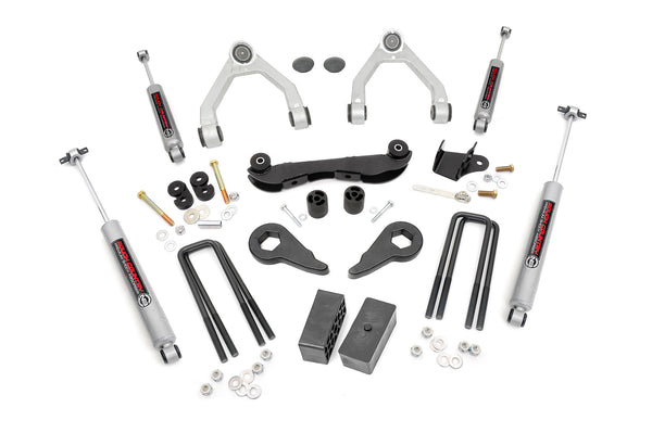 Rough Country - 2-3 Inch Lift Kit - Rear Blocks - Chevy C1500/K1500 Truck & SUV 4WD (88-99)