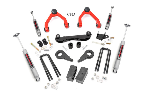 Rough Country - 2-3 Inch Lift Kit - Rear Blocks - Chevy C1500/K1500 Truck & SUV 4WD (88-99)