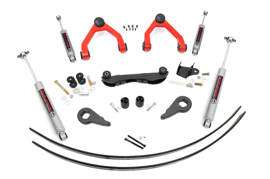 Rough Country - 2-3 Inch Lift Kit - Rear AAL - Chevy C1500/K1500 Truck & SUV 4WD (1988-1999)