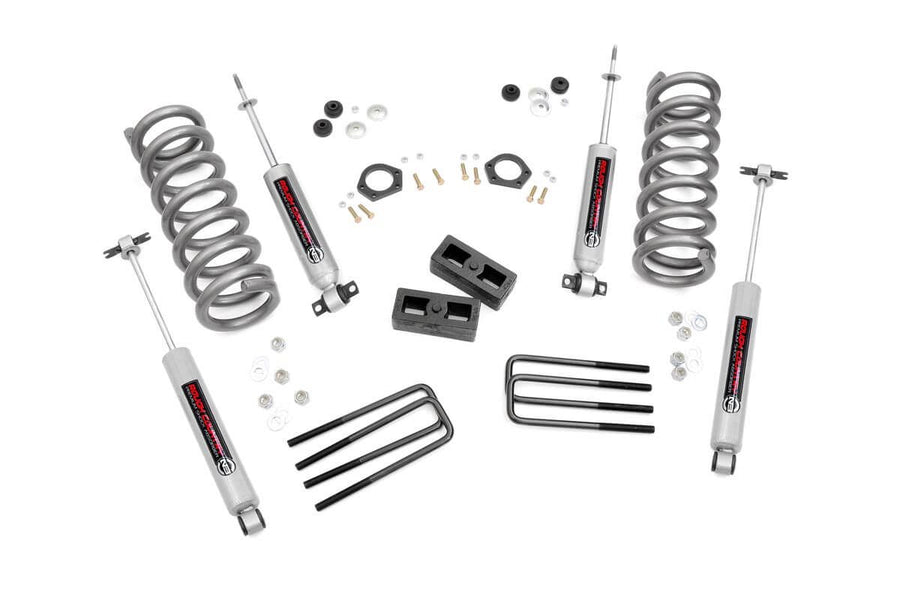 Rough Country - 2 Inch Lift Kit - Chevy C1500/K1500 Truck & SUV 2WD (1988-1999)