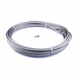 Wire Rope Assembly  3/8 In X 80 Ft  Galvanized