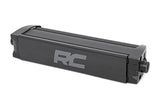 Rough Country - 8 Inch Black Series LED Light Bar - Single Row - Cool White DRL - Pair