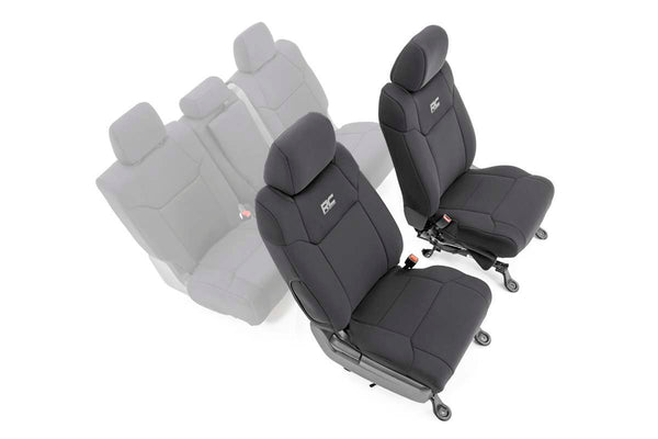 Rough Country - Seat Covers - Front W/ Console Cover - Toyota Tundra 2WD/4WD (2014-2021)