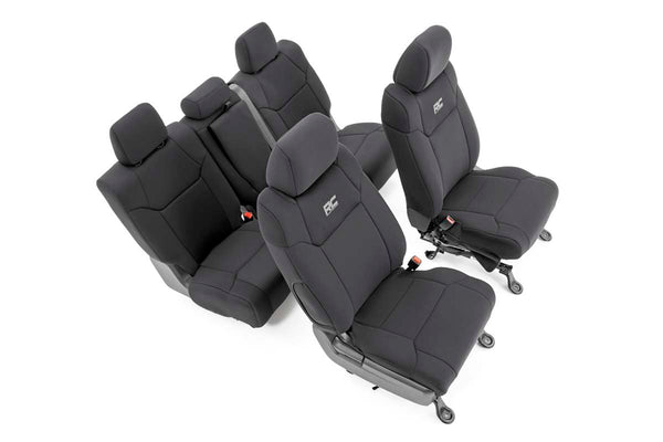 Rough Country - Seat Covers - FR W/ Console Cover And Rear - Toyota Tundra 2WD/4WD (14-21)