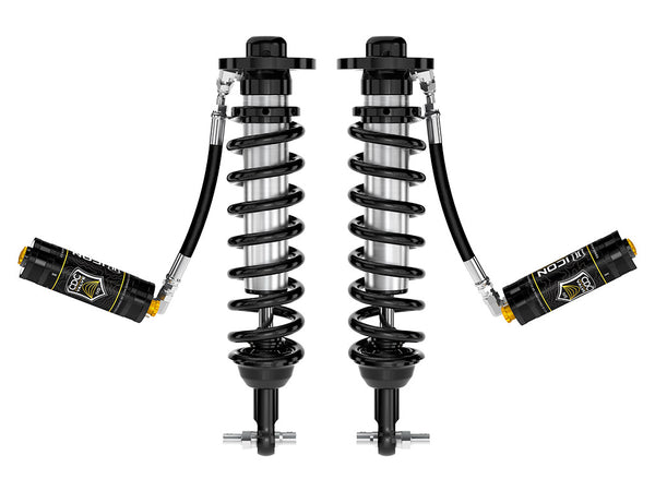 ICON 2021-2023 Ford F-150 2WD 0-3" Lift Front V.S. 2.5 Series Coilovers Remote Reservoir W/ CDCV Pair