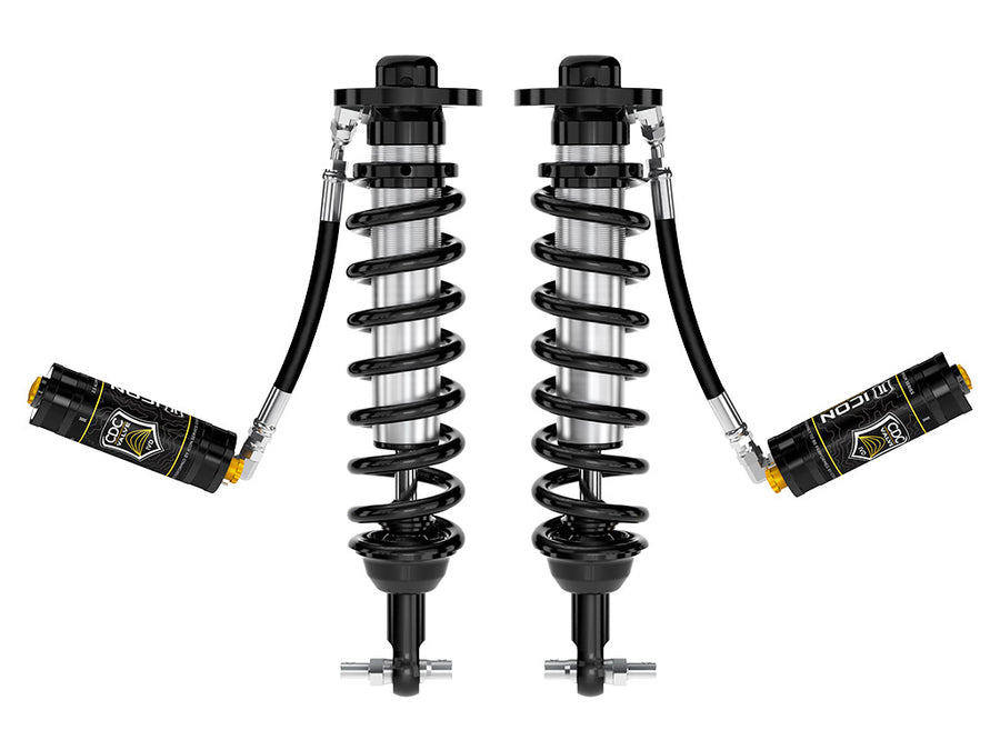 ICON 2021-2023 Ford F-150 2WD 0-3" Lift Front V.S. 2.5 Series Coilovers Remote Reservoir W/ CDCV Pair
