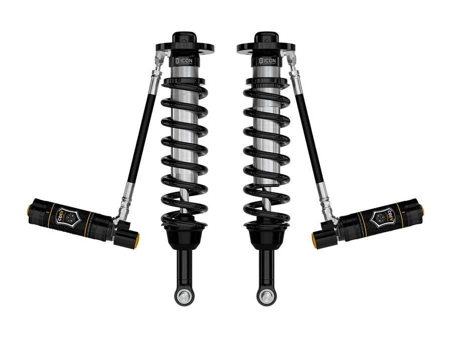 ICON 2021-2025 Ford F-150 4WD/Tremor 3.5-4.5"/2.5-3" Lift Front V.S. 2.5 Series Coilovers Remote Reservoir W/ CDEV Pair
