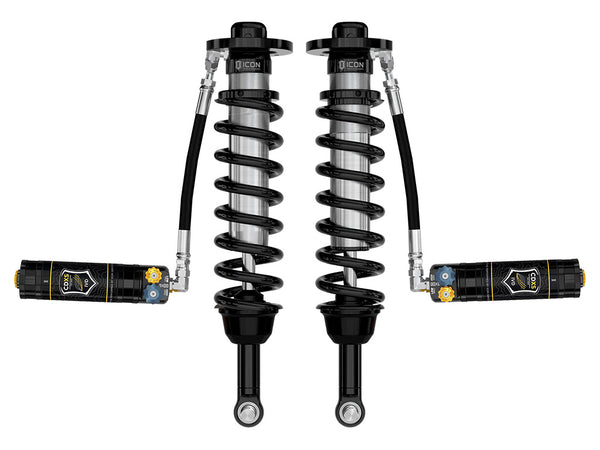 ICON 2021-2025 Ford F-150 4WD/Tremor 3.5-4.5"/2.5-3" Lift Front V.S. 2.5 Series Coilovers Remote Reservoir W/ CDXS Pair