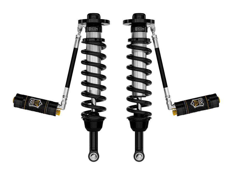ICON 2021-2025 Ford F-150 4WD 2.75-3.5" Lift Front V.S. 2.5 Series Coilovers Remote Reservoir W/ CDCV Pair
