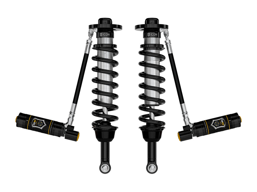 ICON 2021-2025 Ford F-150 4WD 2.75-3.5" Lift Front V.S. 2.5 Series Coilovers Remote Reservoir W/ CDEV Pair