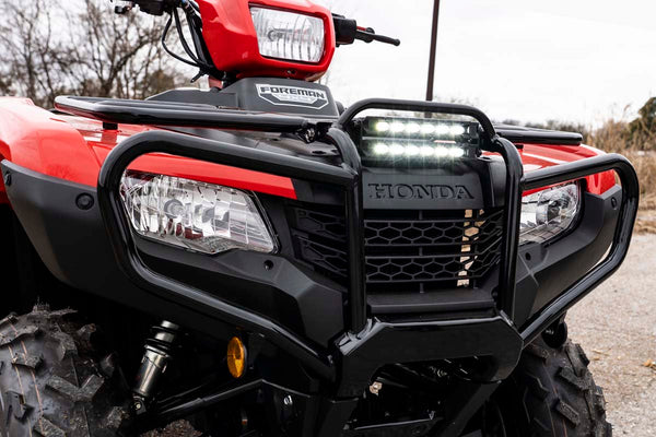 Rough Country - LED Light Kit - Bumper Mount - 6 In. Black Slimline Pair - Honda Foreman 500