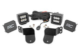 Rough Country - LED Light Kit - Cage Mount - 2 In. Black Pair - Spot - Polaris General XP 4 1000