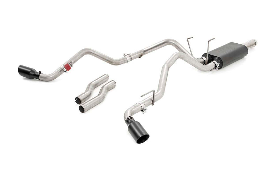 Rough Country - Performance Cat-Back Exhaust - Stainless - 4.7L/5.7L - Ram 1500 (10-18 & Classic)