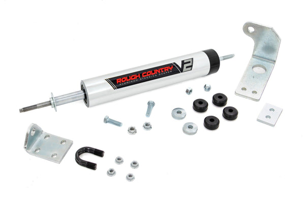 Rough Country - V2 Steering Stabilizer - 0-5 Inch Lift - Ford F-150 4WD (1997-2003)