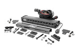 Rough Country - LED Light - Bumper Mount - 12 In. Black Single Row - Can-Am Defender HD 8/HD 9/HD 10