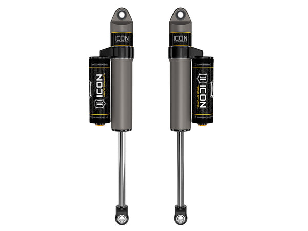 ICON 2021-2025 Ford F-150 4WD/F-150 Tremor 0-2" Lift Rear V.S. 2.5 Aluminum Series Shock Absorbers Piggyback Reservoir Pair
