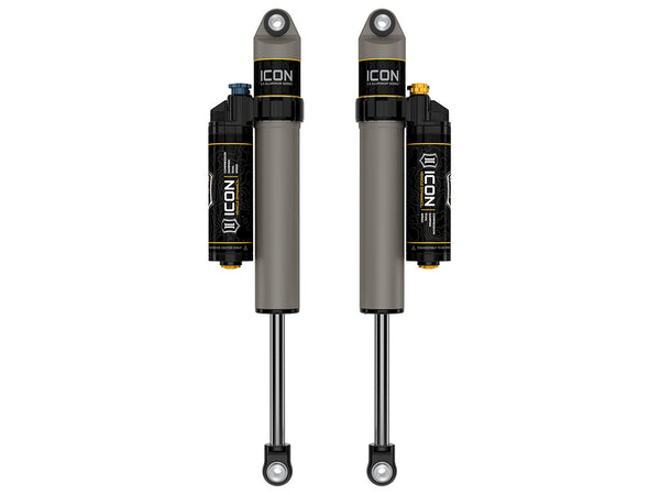 ICON 2021-2025 Ford F-150 4WD/F-150 Tremor 0-2" Lift Rear V.S. 2.5 Aluminum Series Shock Absorbers Piggyback Reservoir W/ CDXS Pair