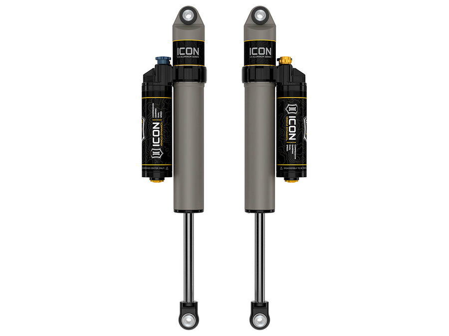 ICON 2021-2025 Ford F-150 4WD/F-150 Tremor 0-2" Lift Rear V.S. 2.5 Aluminum Series Shock Absorbers Piggyback Reservoir W/ CDXS Pair
