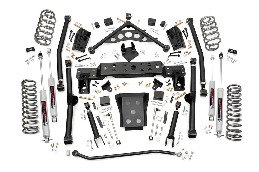 Rough Country - 4 Inch Lift Kit - Long Arm - Jeep Grand Cherokee WJ 4WD (1999-2004)