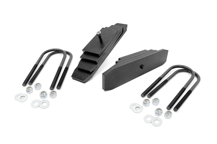 Rough Country - 2 Inch Leveling Kit - Leaf Block - Ford F-250/F-350 Super Duty 4WD (99-04)