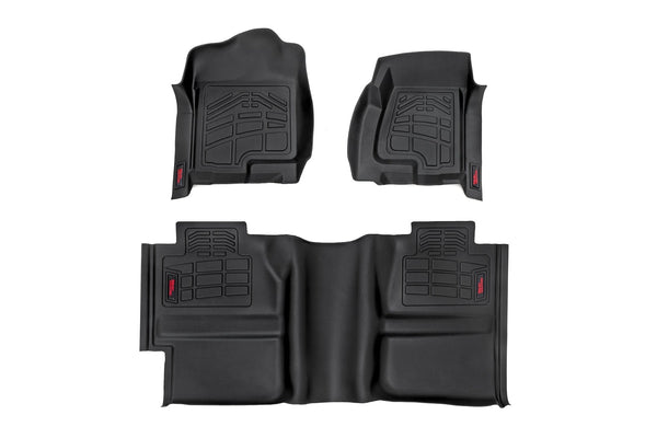 Rough Country - Sure-Fit Floor Mats - FR & RR - Chevy/GMC 1500 (99-06 & Classic)
