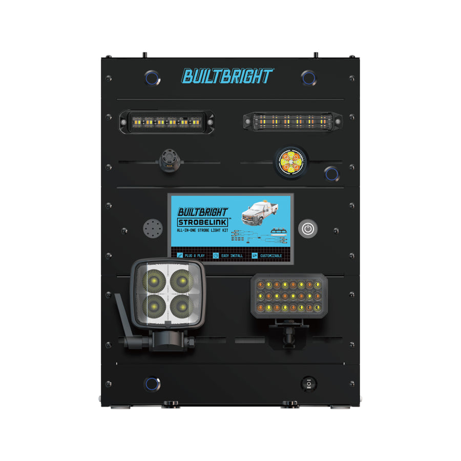Tiny Monster BB10P01 BUILTBRIGHT? Countertop Display With 4 Strobes 2 Work Lights
