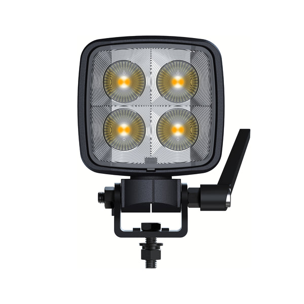 BUILTBRIGHT BB45082 Work Pod Task Max 5" Work Light W/ 360° Pivot Bracket Dual Color White/Amber 6800 Lumens