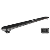 BUILTBRIGHT BB6105B Work Bar Strobe 51 Premium Strobe Light Bar 51 Inch Amber/White W/ Remote Control