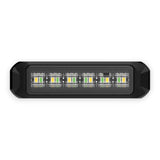BUILTBRIGHT BB6110D Work Bar Strobe 4 Slim 4" Ultra Slim Strobe Light Amber/Green