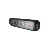 BUILTBRIGHT BB6110E Work Bar Strobe 4 Slim 4" Ultra Slim Strobe Light Amber/Red