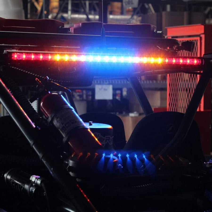 RTL LED Rear Light Bar (30 Inch; Blue)