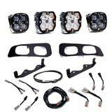 Ford Super Duty (23-26)  Dual Fog Pocket Kit  Upfitter  Squadron Sport/SAE 2.0  Clear  SAE Fog