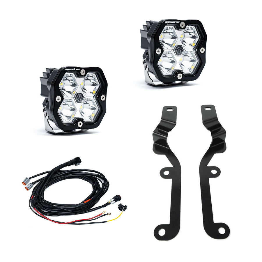 2019-2024 Chevy Silverado 1500  A-Pillar Kit  Squadron Sport 2.0  Clear  Spot