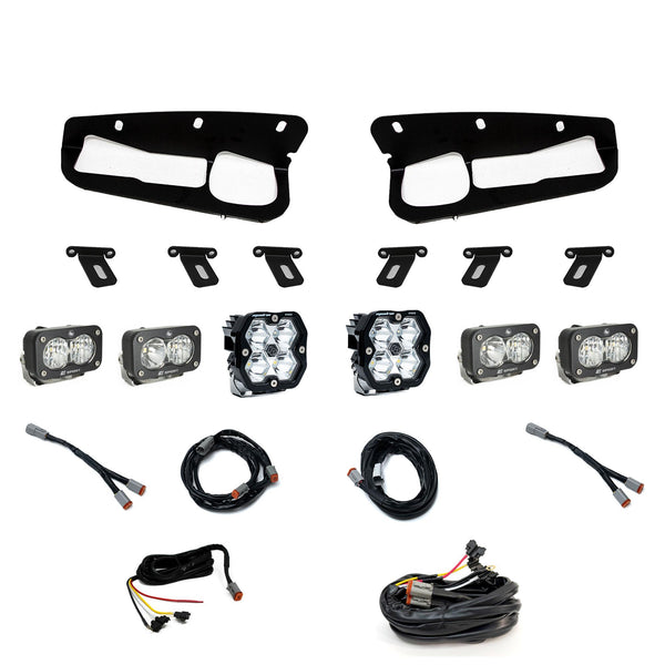 Ford  Bronco (21-26) S2 Sport D/C Clear  S2 Sport W/C Clear  Squadron 2.0 Pro Spot Clear  FPK Steel Bumper W/ Upfitter