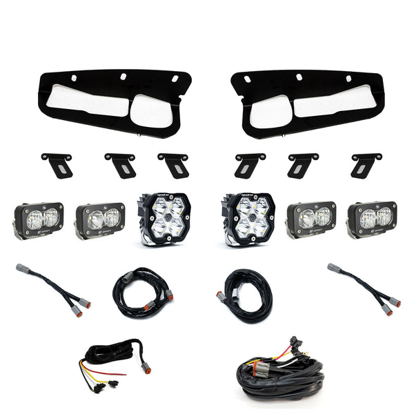 Ford  Bronco (21-26) S2 Sport D/C Clear  S2 Sport W/C Clear  Squadron 2.0 Spot Spot Clear  FPK Steel Bumper W/ Upfitter