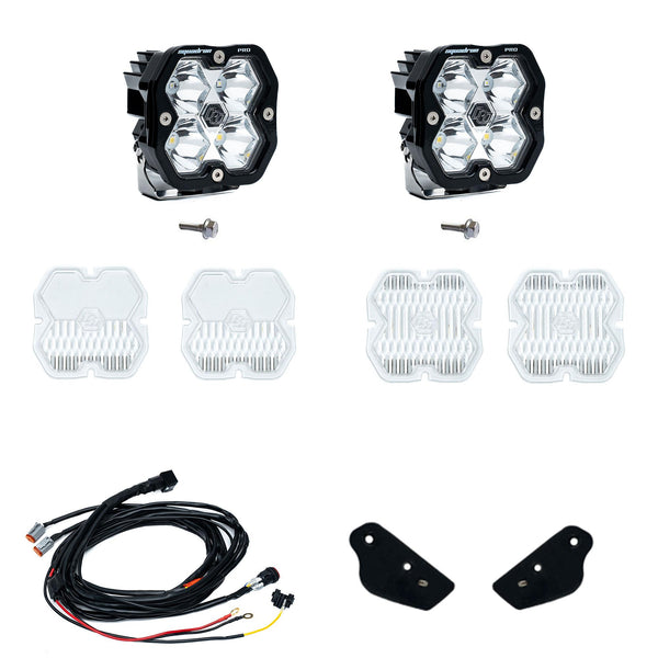 Ford Bronco (21-26)  Bronco Raptor (22-26)  A-Pillar Kit Toggle  Squadron Pro 2.0  Clear  Spot