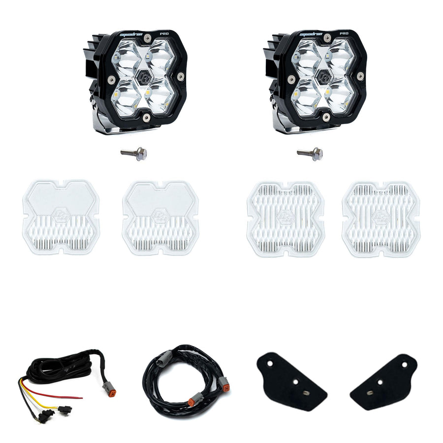 Ford Bronco (21-26)  Bronco Raptor (22-26)  A-Pillar Kit Upfitter  Squadron Pro 2.0  Clear  Spot